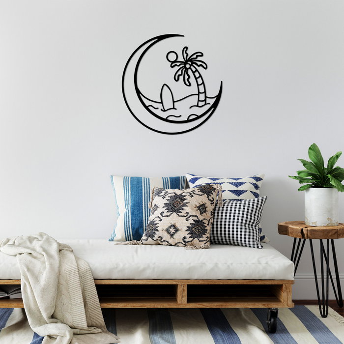 Wallity Sea Sand Surf - 450 Escultura de pared negra Wallity Sea Sand Surf - 450 Escultura de pared negra